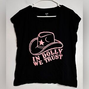 Women’s upcycled graphic tank. Women’s XL